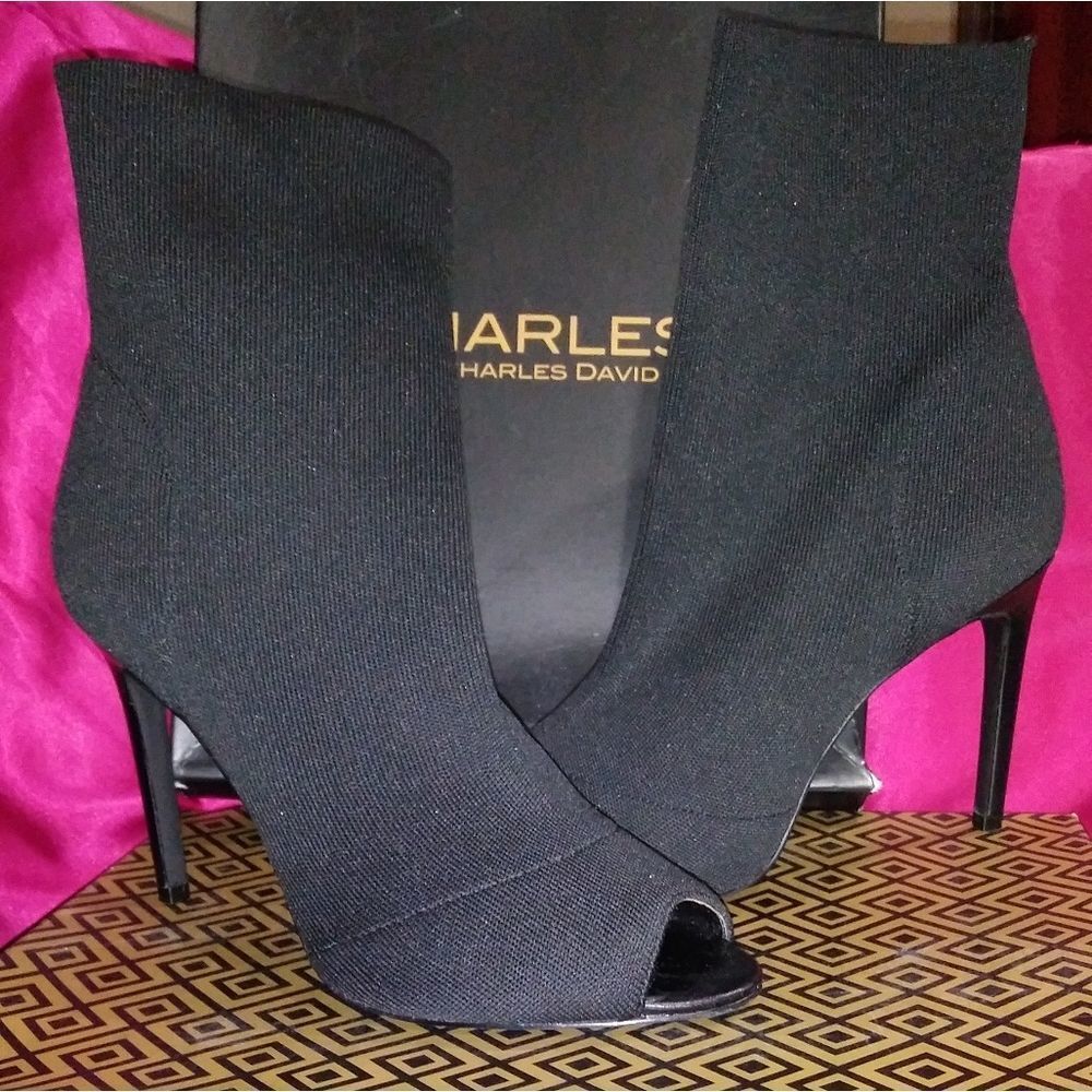 Open Toe Stiletto Boots